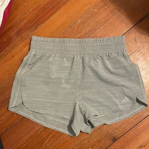 Adidas Women's Light Gray Athletic Shorts